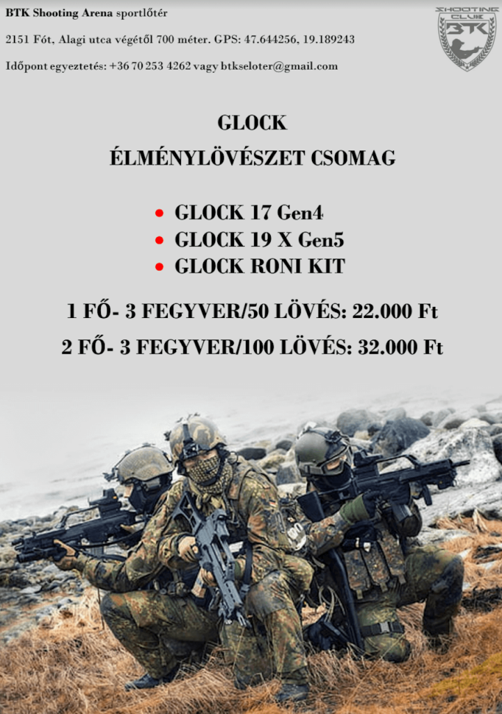Élménylövészet csomagok BTKSE2